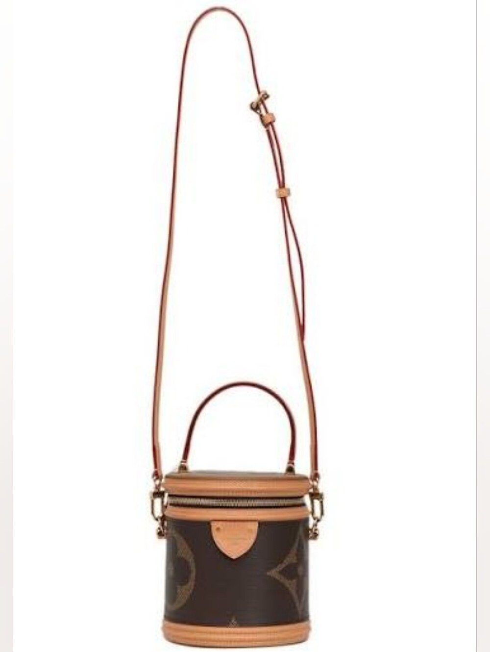 Like NEW!!! Rare! Louis Vuitton Cannes Monogram Giant Brown LV With COA & Lock! - Picture 9 of 16